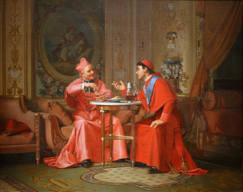 Conversation amicale (vers 1880), musée d'art de La Nouvelle-Orléans.