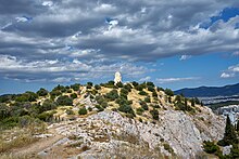 The Philopappos Monument from Philopappos Hill