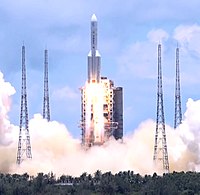 Launch of Tianwen-1 from Wenchang on July 23, 2020.