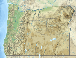 Location of Lost Lake in Oregon, USA.