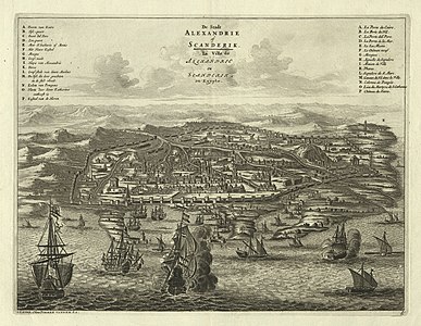 Map of Alexandria, 1720