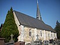 L'église vue du cimetière.