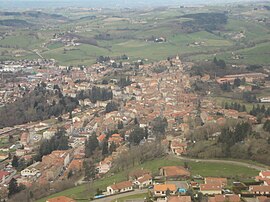 A partial view of Thizy-les-Bourgs