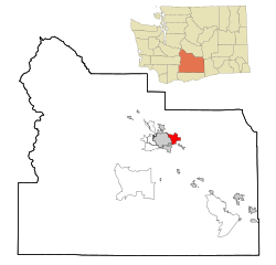 Location of Terrace Heights, Washington