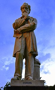 Statue of Dickens in Sydney, Australia.