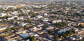 Vista panorâmica da área central da cidade, próximo a prefeitura.