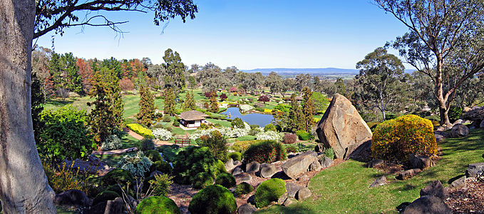 Japanese garden, by John O'Neill