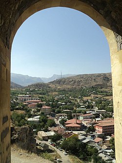 Kemah Kalesi'nden kasabanın görünümü (Aralık 2016)