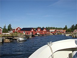 Agö hamn från söder.