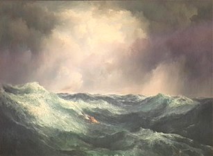 Thomas Moran, An Angry Sea (1887)