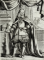 Angelo Maria Angeli wearing the ceremonial robes and collar of the order