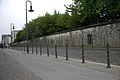 포츠담 광장 근처에 보존된 베를린 장벽의 남은 부분