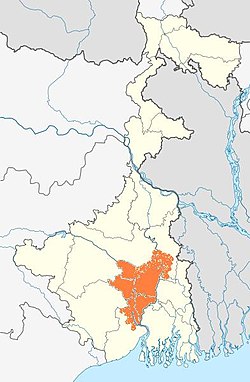 The extent of Bhurshut kingdom as reflected in a map of present-day West Bengal