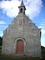 Chapelle Saint-Lubin : façade occidentale.