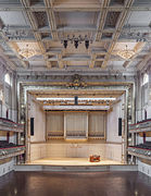 Interior view of Symphony Hall, Boston, Massachusetts, 1899-1900.