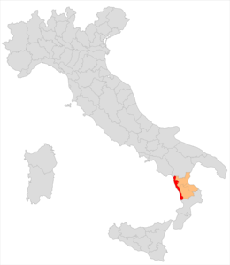 Circondario di Paola – Localizzazione