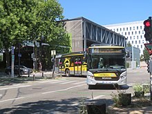 A Scania Citywide LFA from the network TAG (Transport de l'Agglomération Grenobloise) in Grenoble.