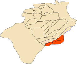 Location of Ouled Khodeïr within Béchar Province