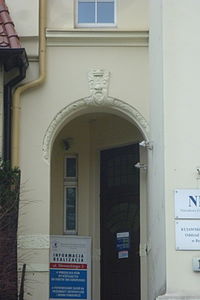 Detail of the gate of villa at Nr.15