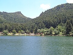 Presa El Cedral en Mineral del Chico.