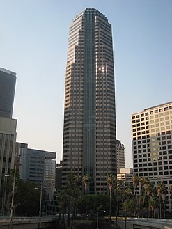 Figueroa at Wilshire building, SW corner 6th/Figueroa