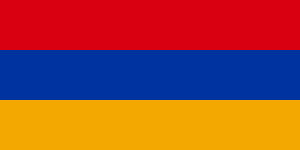 Flag of Armenia (1990). According to the Armenian Constitution, the orange (also called apricot colour) represents the creativity and hard-working nature of the Armenian people. Countries with orange on their flags. The colour on the map corresponds to the tint of orange in the flag.
