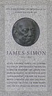 Gedenktafel James Simon