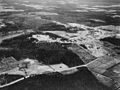 Aerial view of Greenbelt under construction, March 1937.