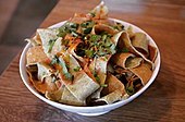 Guoba Cuisine sold in a Tianjin breakfast shop in Niagara, Canada