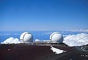 8. Mauna Kea on the Island of Hawaiʻi is the tallest mountain on Earth as measured from base on seafloor to summit.