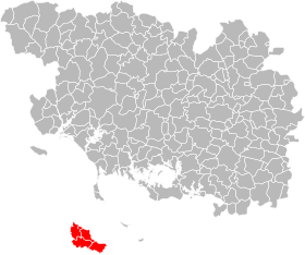 Localisation de Communauté de communes de Belle-Île-en-Mer