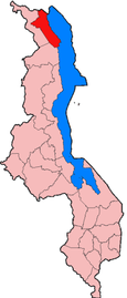 Location of Karonga District in Malawi