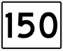 State Route 150 marker