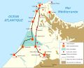 Villes et voies de circulation en Maurétanie tingitane.