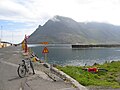 Vue sur une des montagnes environnant Bolungarvík.