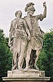Statue de Brutus et Lucrèce, dans les jardins du château de Schönbrunn, Ignaz Franz Platzer, 1773-1780