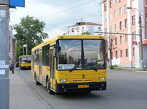 Автобус НефАЗ-5299 в Ижевске