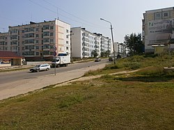 Okha city hall, Okhinsky District