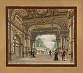 Image 175Set design for Act I of Les Huguenots, by Philippe Chaperon (restored by Adam Cuerden) (from Wikipedia:Featured pictures/Culture, entertainment, and lifestyle/Theatre)