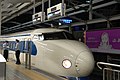 Image 55The Japanese 0 Series Shinkansen pioneered high speed rail service. (from Train)
