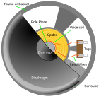 A dynamic loudspeaker