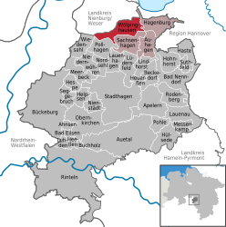 Wölpinghausen – Mappa