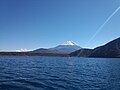 ボート上からの富士山