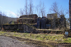 The ruined coking plant.