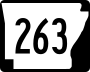 Highway 263 marker