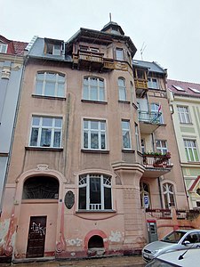 Tenement at 3 August Cieszkowski Street where Ludwik and Maria lived from 1924 to 1934.