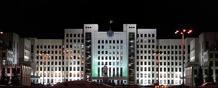 The Government House at night, 2006