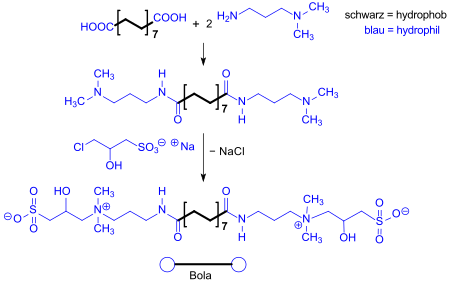 Bolaamphiphile mit CHPS