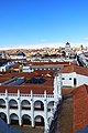 Vista de la ciudad de Sucre, desde las bóvedas (terrazas) del templo