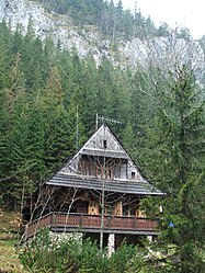 Hütte des Nationalparks